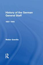 History Of The German General Staff 1657-1945