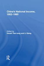 China's National Income, 1952-1995