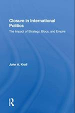 Closure In International Politics