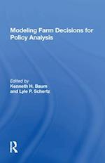 Modeling Farm Decisions For Policy Analysis