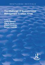 Challenge of Environmental Management in Urban Areas