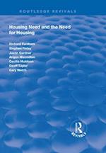 Housing Need and the Need for Housing