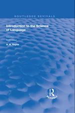 Introduction to the Science of Language