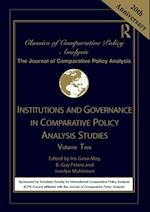 Institutions and Governance in Comparative Policy Analysis Studies