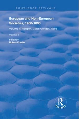 European and Non-European Societies, 1450-1800