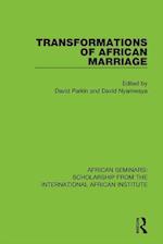 Transformations of African Marriage