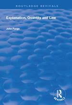Explanation, Quantity and Law