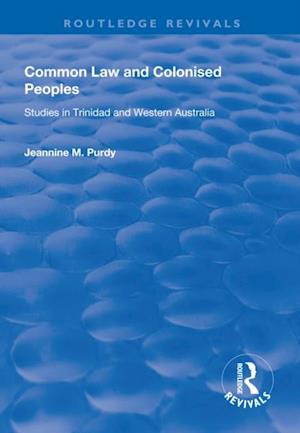 Common Law and Colonised Peoples