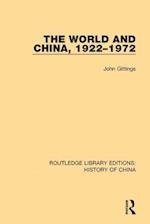 World and China, 1922-1972