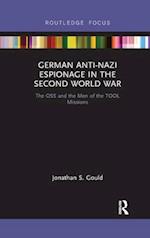 German Anti-Nazi Espionage in the Second World War