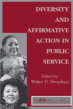 Diversity And Affirmative Action In Public Service