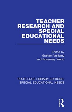 Teacher Research and Special Education Needs