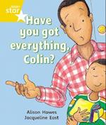 Rigby Star Guided 1 Yellow Level: Have you got Everything Colin? Pupil Book (single)