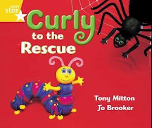 Rigby Star Guided Year 1 Yellow LEvel: Curly to the Rescue Pupil Book (single)