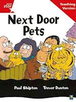 Rigby Star Guided Reading Red Level: Next Door Pets Teaching Version