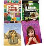 Learn to Read at Home with Bug Club Purple Pack (2 fiction and 2 non-fiction)