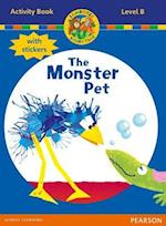 Jamboree Storytime Level B: The Monster Pet Activity Book with Stickers