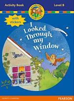Jamboree Storytime Level B: I Looked Through my Window Activity Book with Stickers