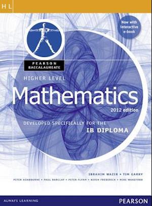 Pearson Baccalaureate  Higher Level Mathematics second edition print and ebook bundle for the IB Diploma