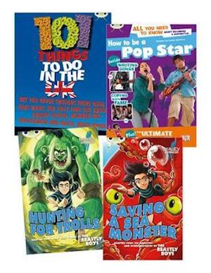 Learn to Read at Home with Bug Club Blue Pack (2 fiction and 2 non-fiction)