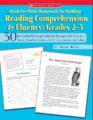 Week-By-Week Homework for Building Reading Comprehension & Fluency