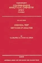 Chemical Test Methods of Analysis