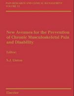 New Avenues for the Prevention of Chronic Musculoskeletal Pain