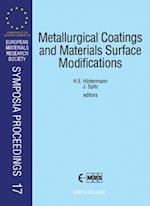 Metallurgical Coatings and Materials Surface Modifications