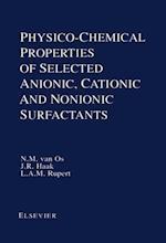 Physico-Chemical Properties of Selected Anionic, Cationic and Nonionic Surfactants