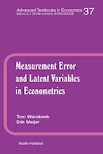 Measurement Error and Latent Variables in Econometrics