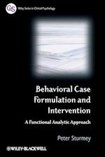 Behavioral Case Formulation and Intervention – A Functional Analytic Approach