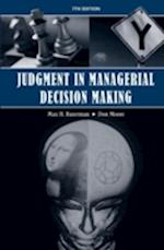 Judgment in Managerial Decision Making