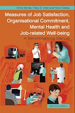 Measures of Job Satisfaction, Organisational Commitment, Mental Health and Job related Well-being