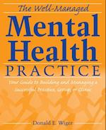 Well-Managed Mental Health Practice