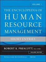 Encyclopedia of Human Resource Management V1 Short Entries