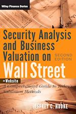 Security Analysis and Business Valuation on Wall Street + Companion Web Site – A Comprehensive Guide to Today's Valuation Methods 2e