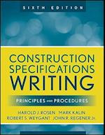 Construction Specifications Writing – Principles and Procedures 6e
