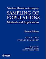 Solutions Manual to Accompany Sampling of Populations – Methods and Applications 4e