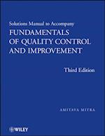 Fundamentals of Quality Control and Improvement, Solutions Manual