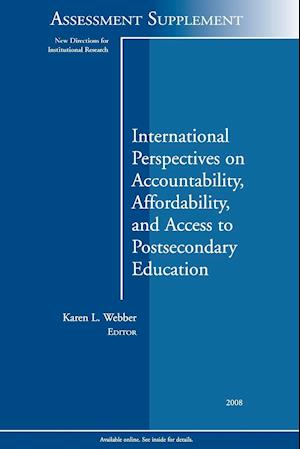 International Perspectives on Accountability, Affordability, and Access to Postsecondary Education