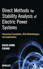 Direct Methods for Stability Analysis of Electric Power Systems – Theoretical Foundation, BCU Methodologies and Applications