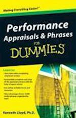 Performance Appraisals and Phrases For Dummies