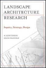 Landscape Architecture Research – Inquiry/Strategy /Design