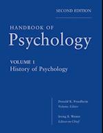 Handbook of Psychology – History of Psychology V1 2e