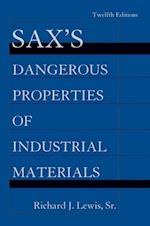 Sax's Dangerous Properties of Industrial Materials 12e 5V Set