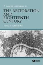 Concise Companion to the Restoration and Eighteenth Century