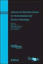 Advances in Materials Science for Environmental and Nuclear Technology