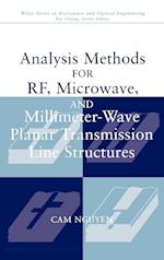 Analysis Methods for RF, Microwave and Millimeter–Wave Planar Transmission Line Structures
