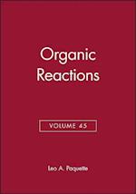 Organic Reactions V45