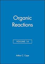 Organic Reactions V14
